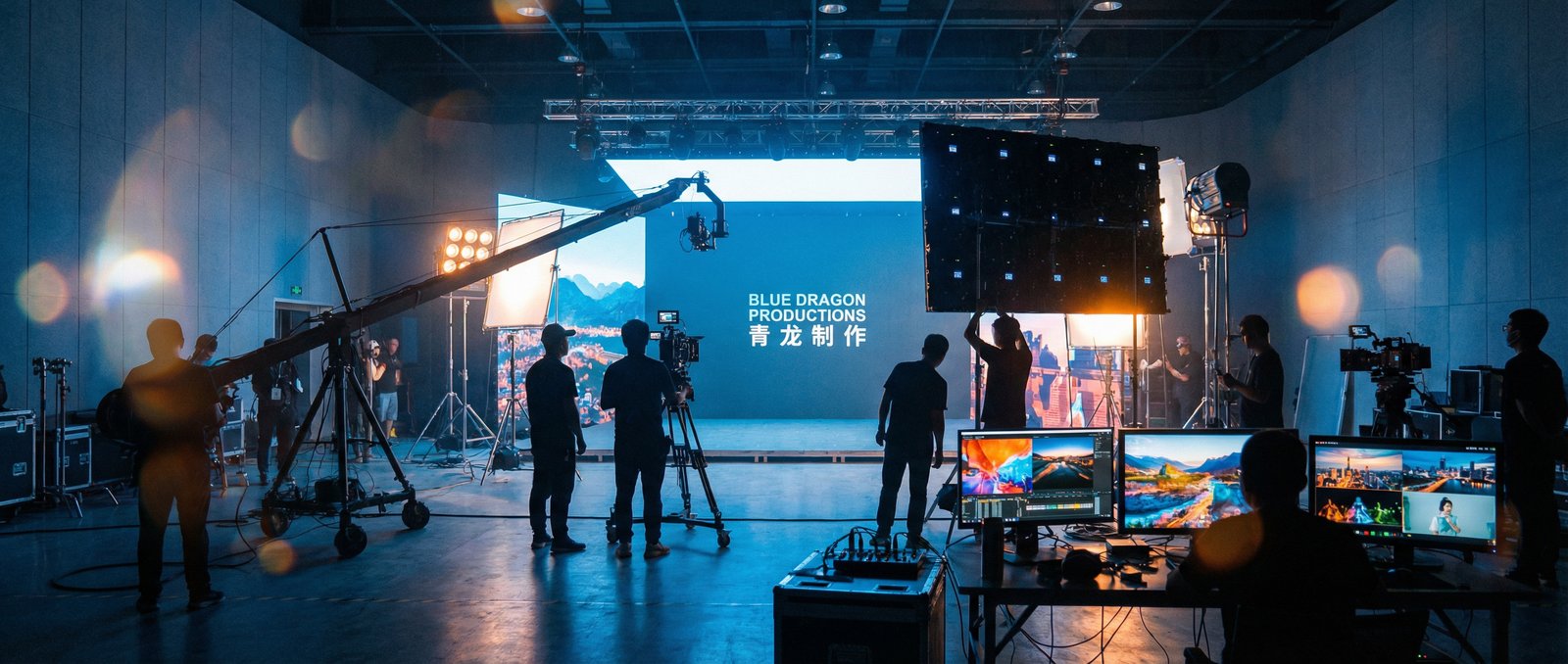 小马拉大车影视制作现场