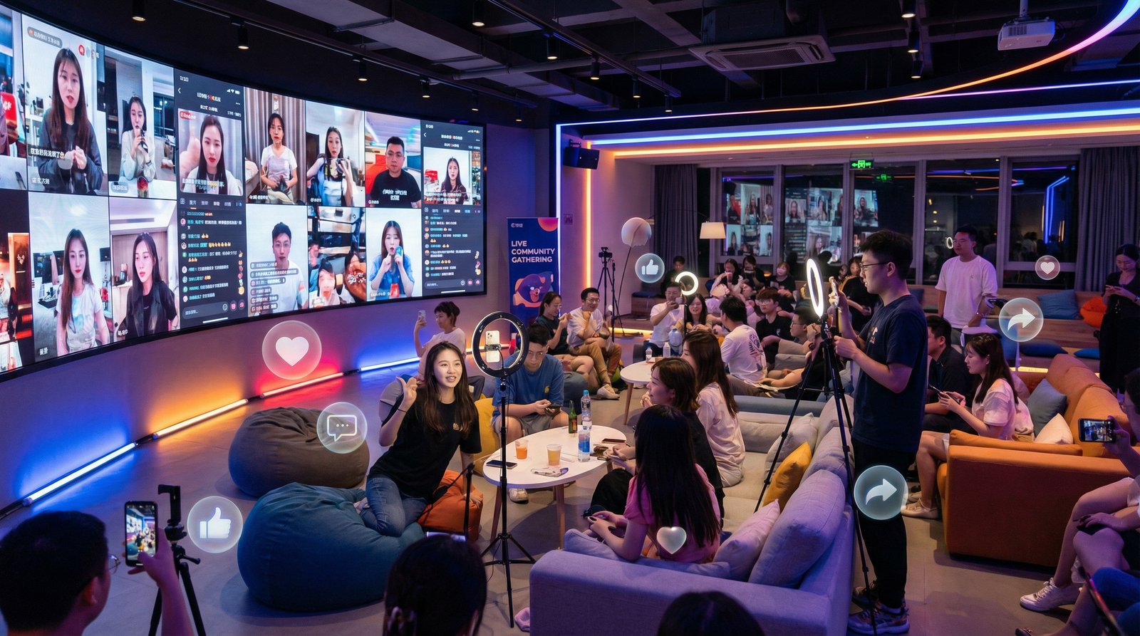 小马拉大车社区活动现场